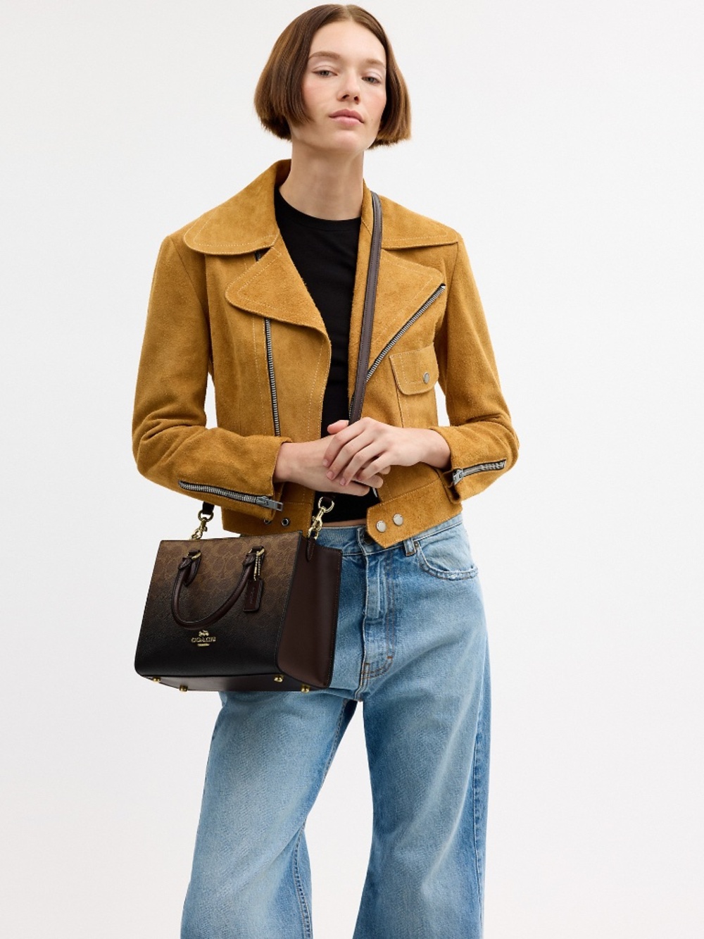 Coach Outlet Maggie Small Tote Bag In Ombré Signature Canvas
